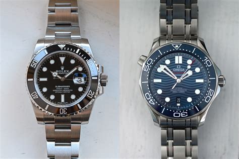 Rolex Submariner vs omega 300m